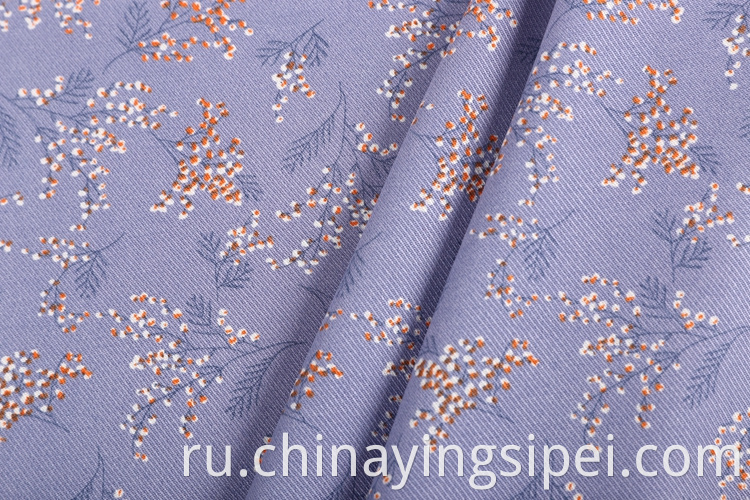 Заводская цена тканая текстильная твил вискози -цветочный риаон ткань для одежды